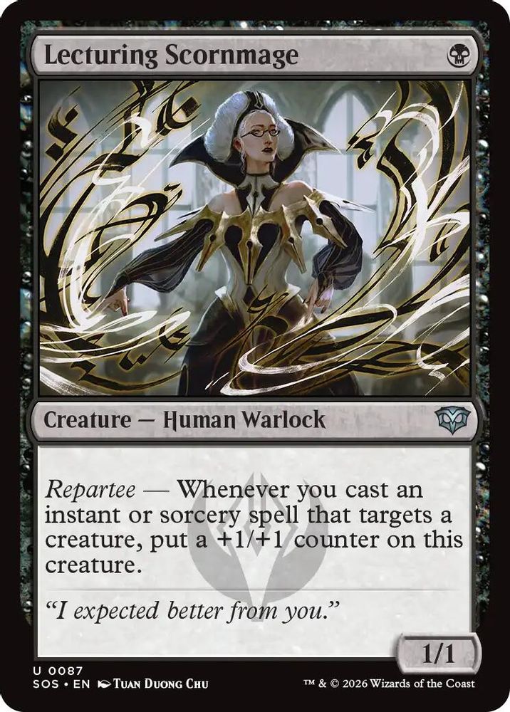 Lecturing Scornmage