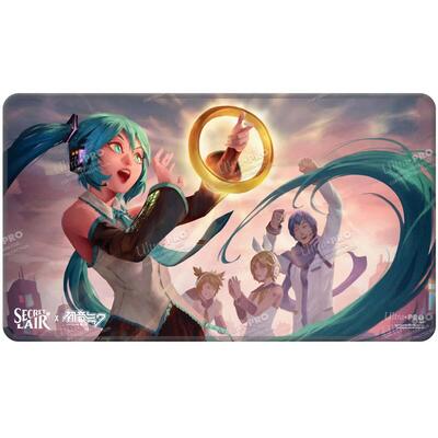 Secret Lair Hatsune Miku Stitched Edge Playmat for Magic: The Gathering (Summer) Sol Ring (Ultra Pro ) New