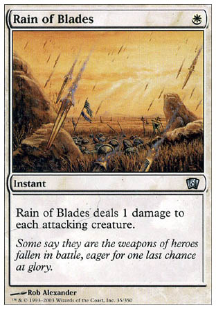 Rain of Blades (8th Edition) Near Mint