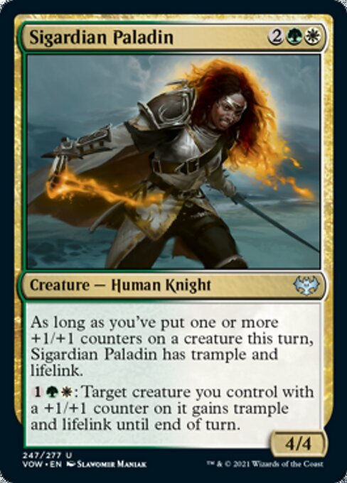 Sigardian Paladin (Innistrad: Crimson Vow) Near Mint Foil