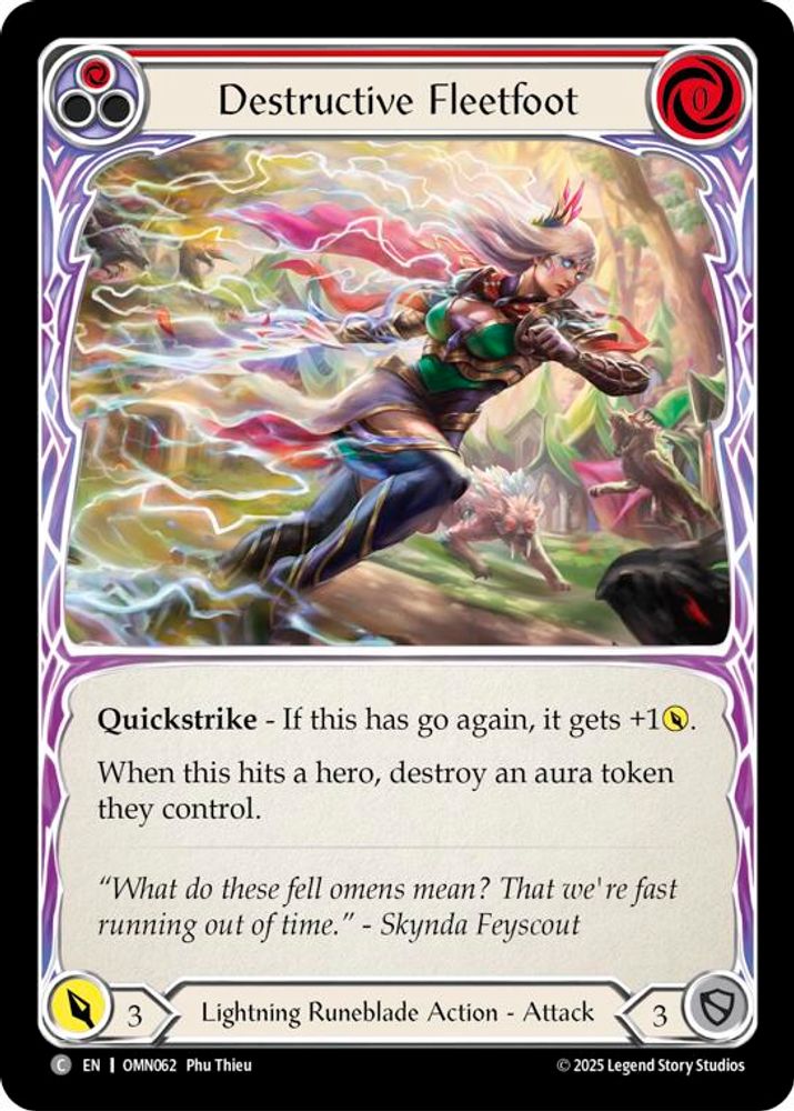 Destructive Fleetfoot (Red)
