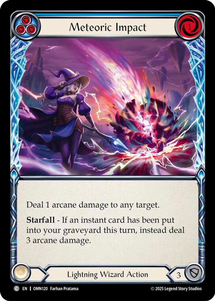 Meteoric Impact (Blue)