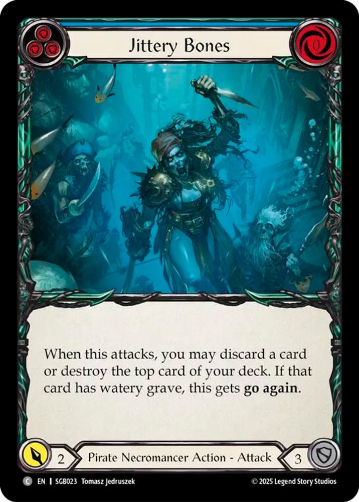 Jittery Bones (Blue)