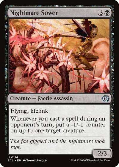 Nightmare Sower (Lorwyn Eclipsed) Near Mint Foil