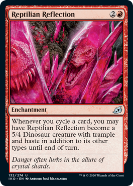 Reptilian Reflection (Ikoria: Lair of Behemoths) Near Mint Foil