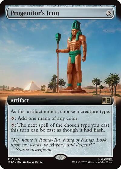 Progenitor's Icon (Extended Art) (Commander: Marvel Super Heroes) Near Mint
