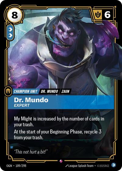 Dr. Mundo Expert (Origins) Near Mint Foil