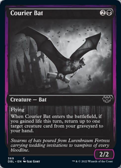 Courier Bat (Innistrad: Double Feature) Near Mint