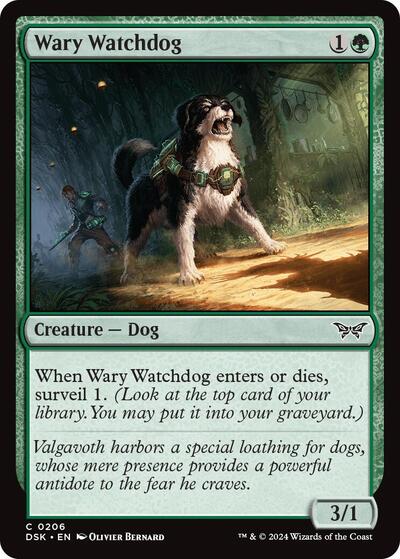 Wary Watchdog (Duskmourn: House of Horror) Near Mint