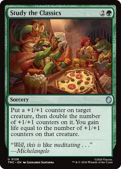 Study the Classics (Commander: Teenage Mutant Ninja Turtles) Near Mint