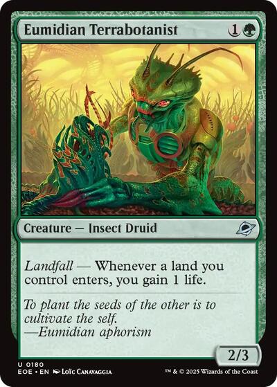 Eumidian Terrabotanist (Edge of Eternities) Near Mint Foil