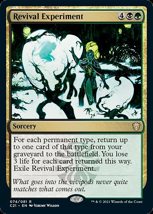 Revival Experiment (Commander 2021 Strixhaven) Near Mint