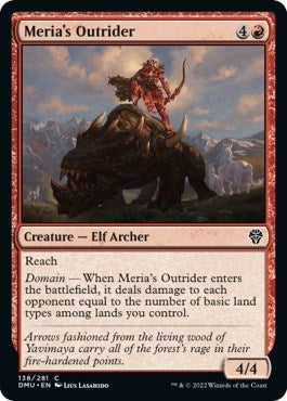 Meria's Outrider (Dominaria United) Near Mint Foil