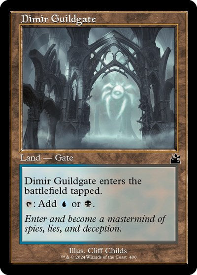 Dimir Guildgate (Retro Frame) (Ravnica Remastered) Near Mint