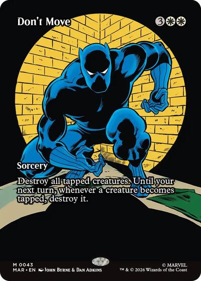 Don't Move (Borderless) (Marvel Eternal-Legal) Near Mint Foil