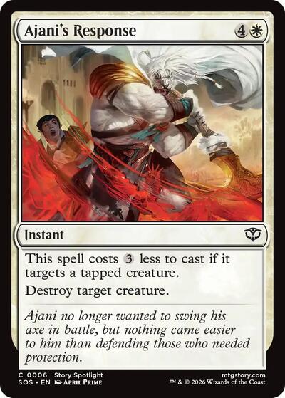 Ajani's Response (Secrets of Strixhaven) Near Mint