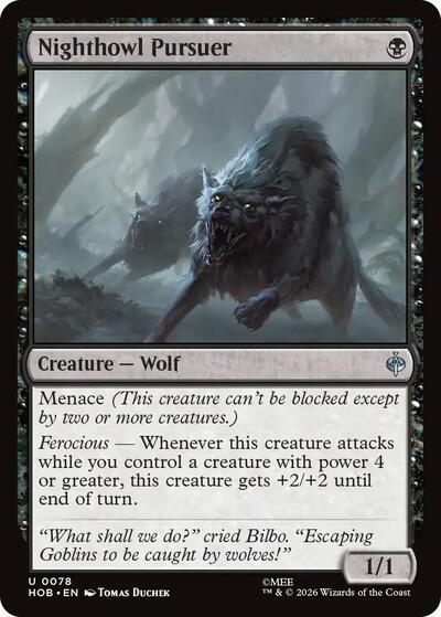 Nighthowl Pursuer (The Hobbit) Near Mint Foil