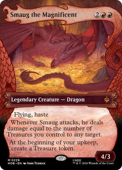 Smaug the Magnificent (Showcase) (The Hobbit) Near Mint Foil