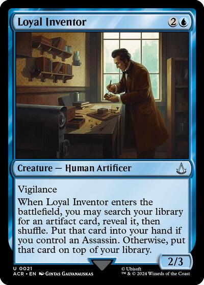 Loyal Inventor (Universes Beyond: Assassin's Creed) Near Mint Foil