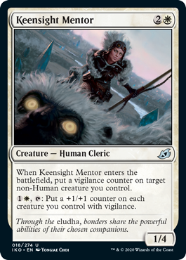 Keensight Mentor (Ikoria: Lair of Behemoths) Near Mint Foil