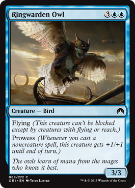 Ringwarden Owl (Magic Origins) Near Mint