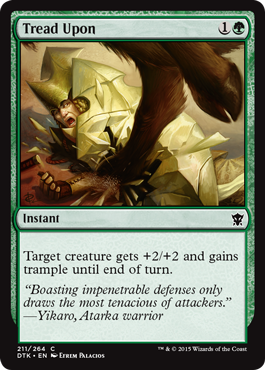 Tread Upon (Dragons of Tarkir) Near Mint Foil