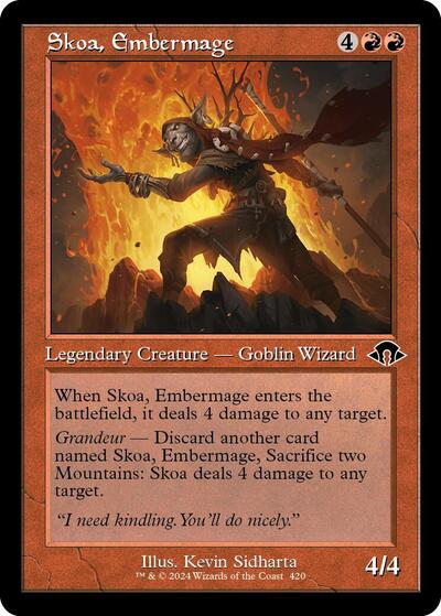 Skoa, Embermage (Retro Frame) (Modern Horizons 3) Near Mint Foil