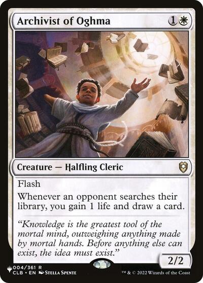 Archivist of Oghma (The List) Near Mint