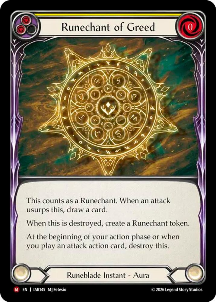 Runechant of Greed