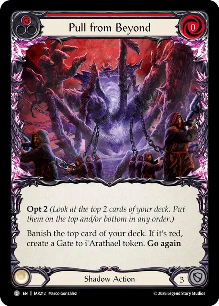 Pull from Beyond (Red)