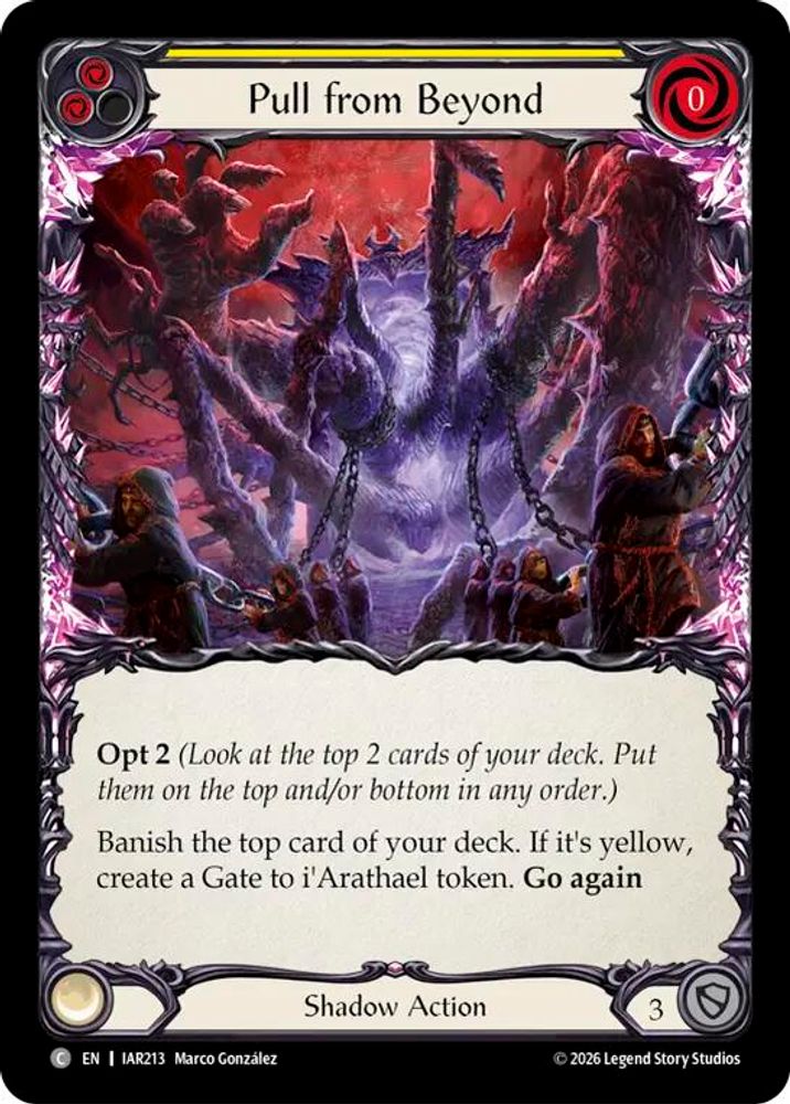 Pull from Beyond (Yellow)
