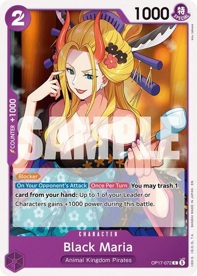 Black Maria (The World's Strongest Warriors) Near Mint