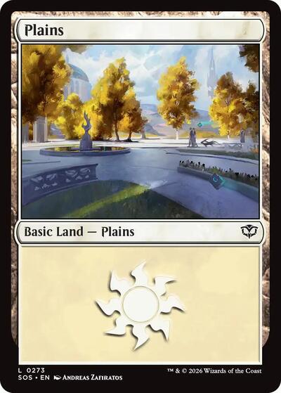Plains (0273) (Secrets of Strixhaven) Near Mint Foil