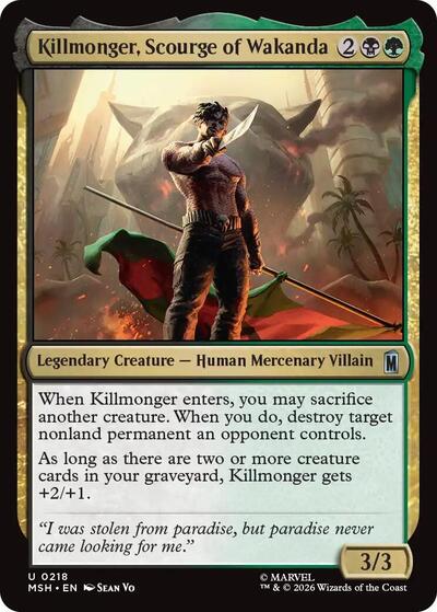 Killmonger, Scourge of Wakanda (Marvel Super Heroes) Near Mint