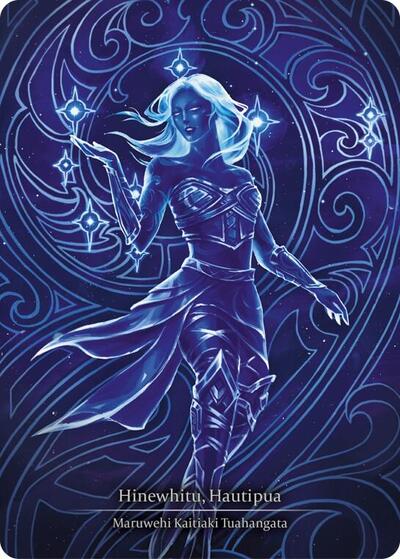 Hinewhitu, Hautipua (Pleiades, Superstar) (Maori) (Super Slam) Near Mint Cold Foil