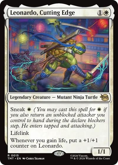 Leonardo, Cutting Edge (Teenage Mutant Ninja Turtles) Near Mint