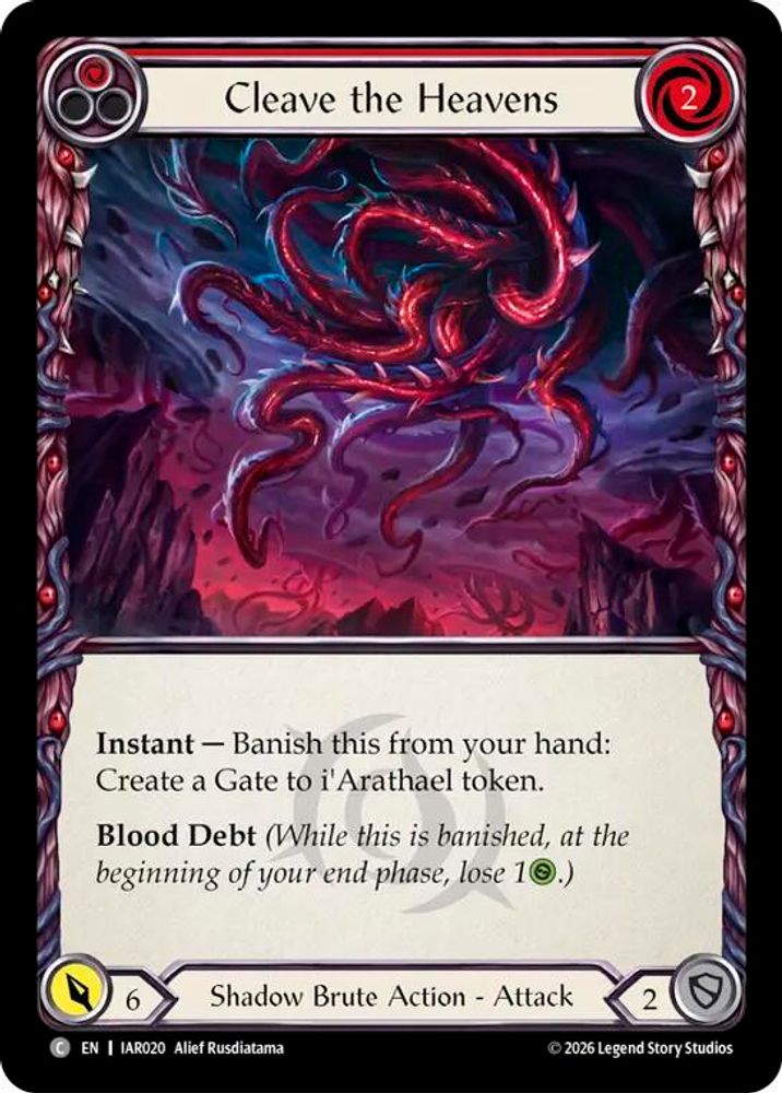 Cleave the Heavens (Red)
