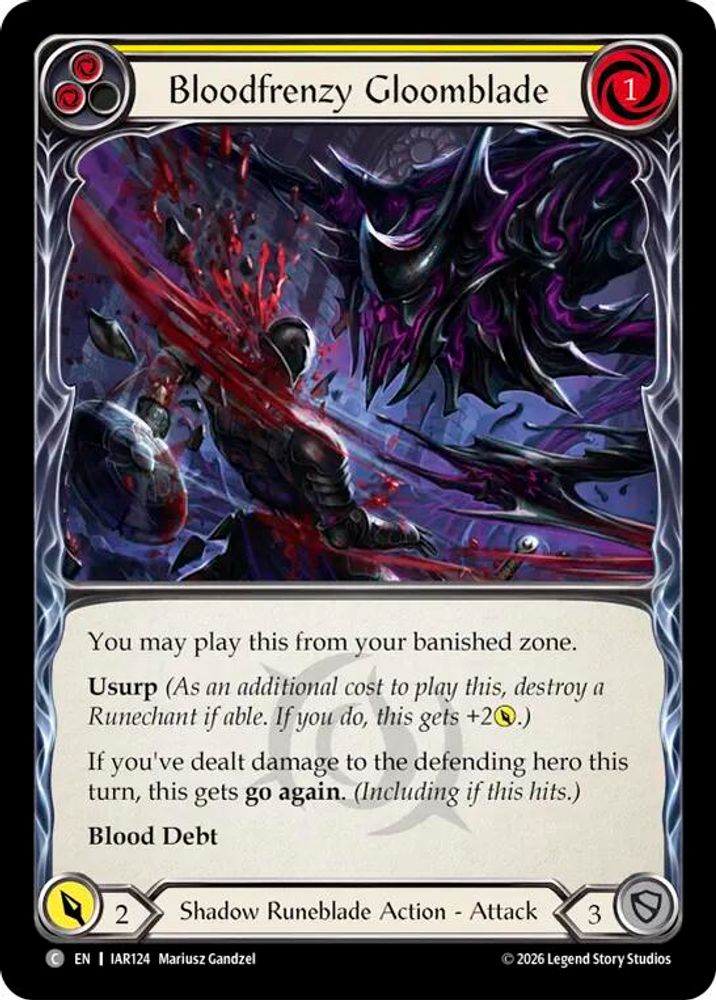 Bloodfrenzy Gloomblade (Yellow)