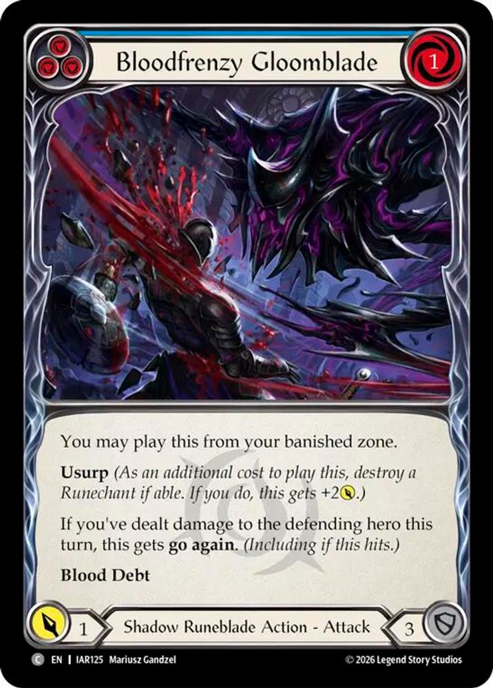 Bloodfrenzy Gloomblade (Blue)