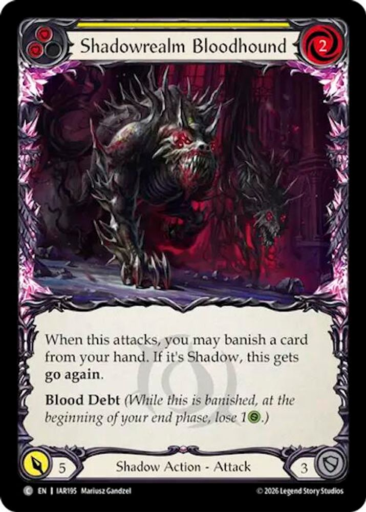 Shadowrealm Bloodhound (Yellow)