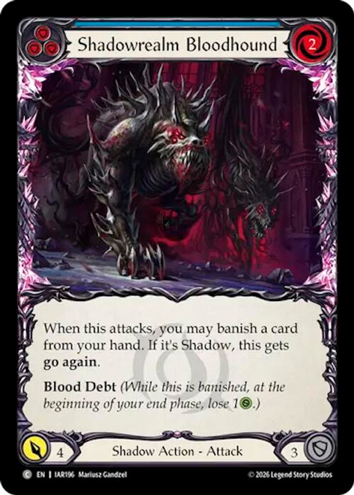 Shadowrealm Bloodhound (Blue)