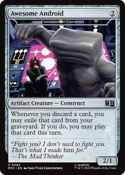 Awesome Android - Containment Construct (Commander: Marvel Super Heroes) Near Mint