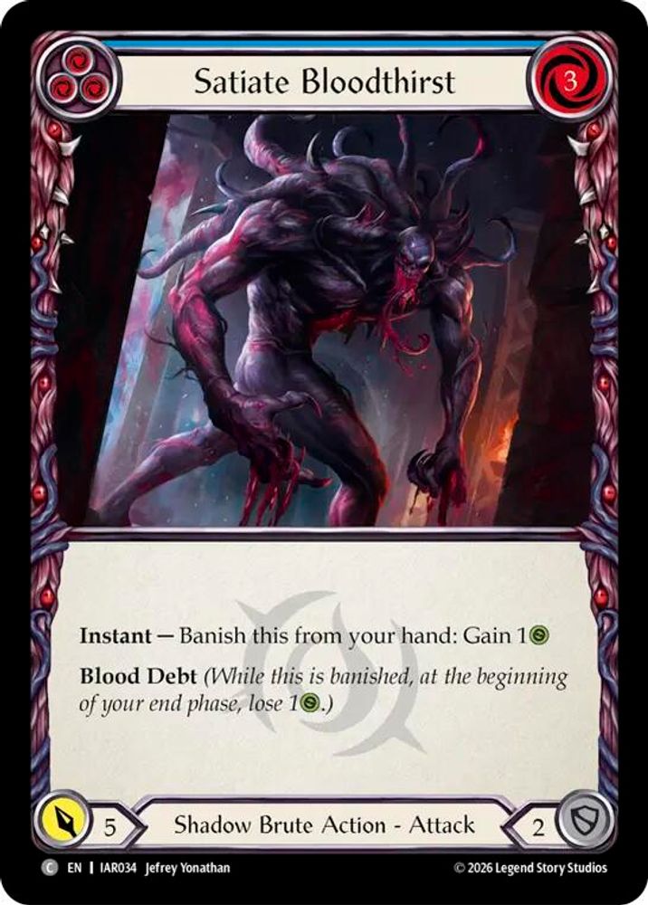 Satiate Bloodthirst (Blue)