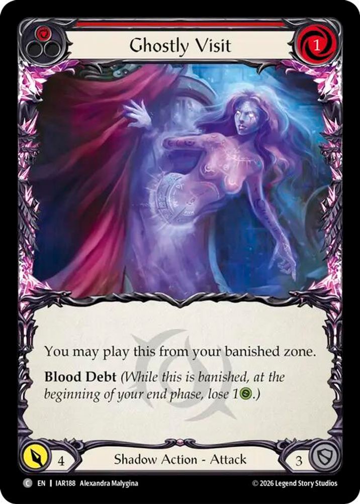Ghostly Visit (Red)