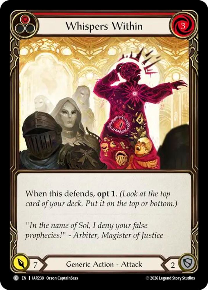 Whispers Within (Red)