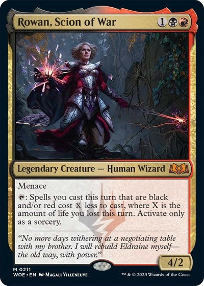 Rowan, Scion of War (Wilds of Eldraine) Near Mint