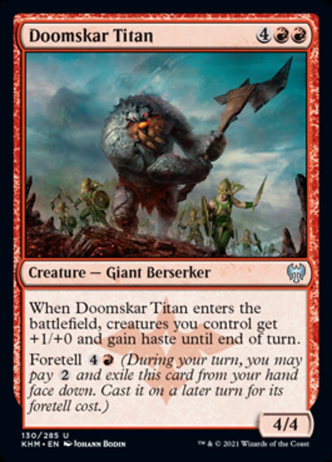 Doomskar Titan (Kaldheim) Near Mint Foil