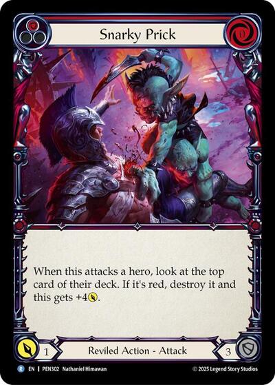 Snarky Prick (Red) (Compendium of Rathe) Near Mint