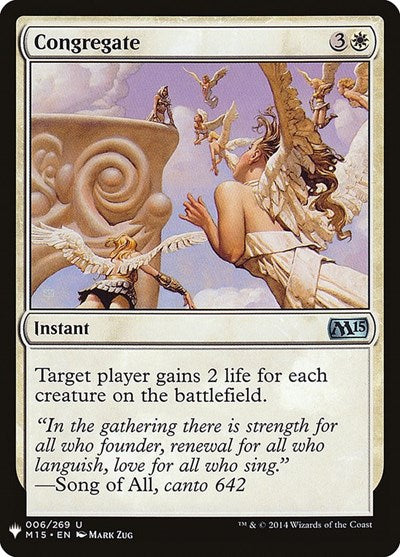 Congregate (Mystery Booster) Near Mint