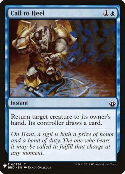Call to Heel (Mystery Booster) Near Mint